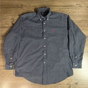 VTG Ralph Lauren Blaine 100% Cotton Mens Button Down Long Sleeve Shirt Medium